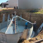 grain bin install