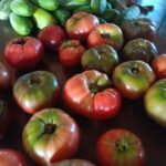 Heirloom Tomatoes and Cucumbers